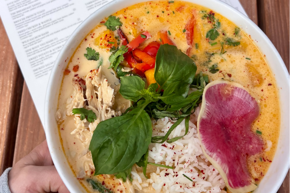A cozy bowl of curry from Bastion PDX.