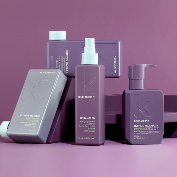 The KEVIN.MURPHY HYDRATE line, which is designed to add weightless moisture and silky softness to dry hair.