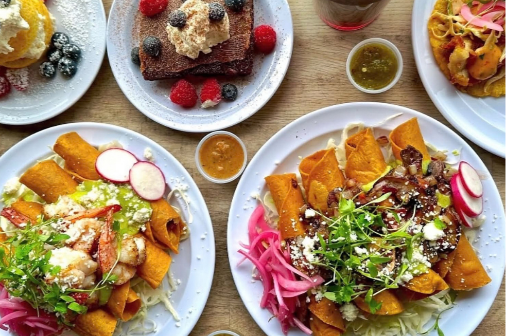 Fresh, hand-rolled taquitos from Tito's Taquitos, along with some tasty desserts.